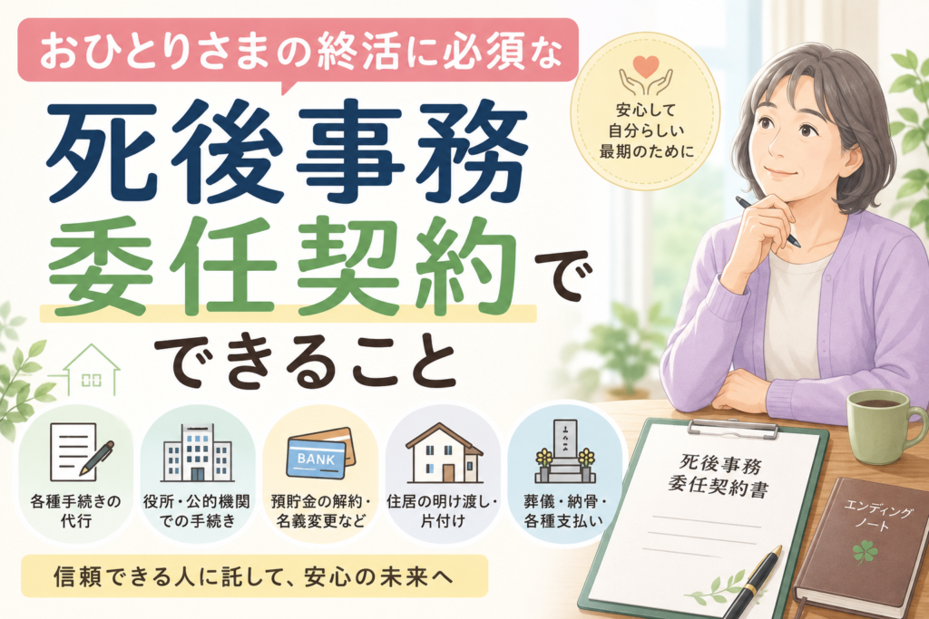 おひとりさま 死後事務委任