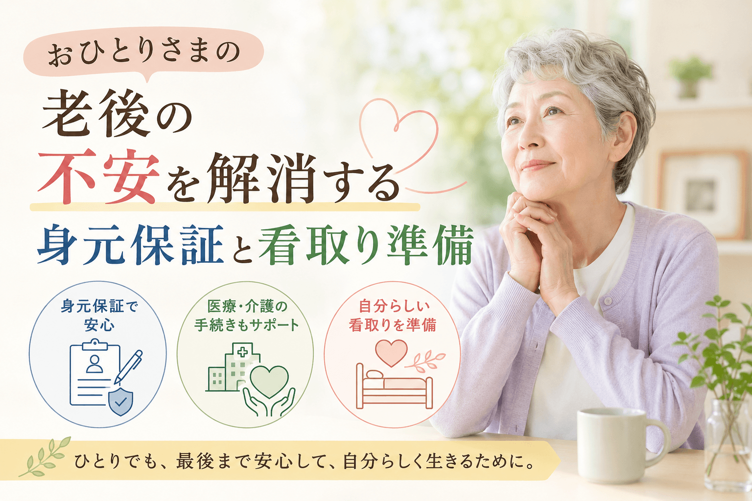 おひとりさま 老後 看取り