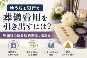 ゆうちょ銀行 葬儀費用 引き出す