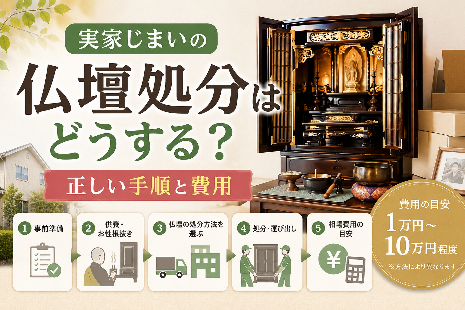 墓じまい 仏壇