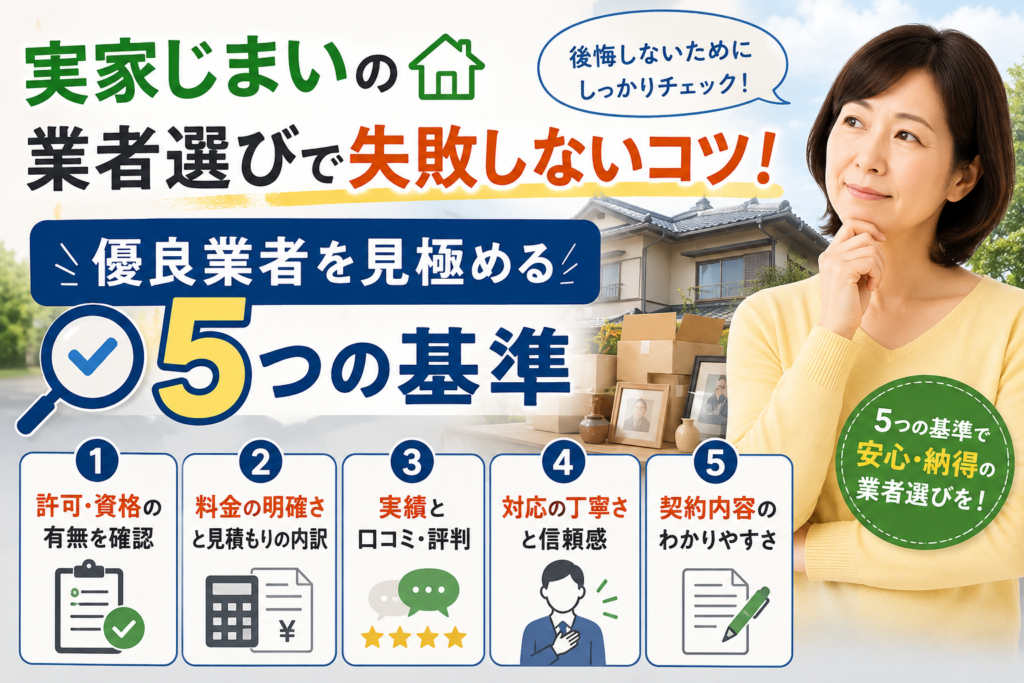 実家じまい 業者
