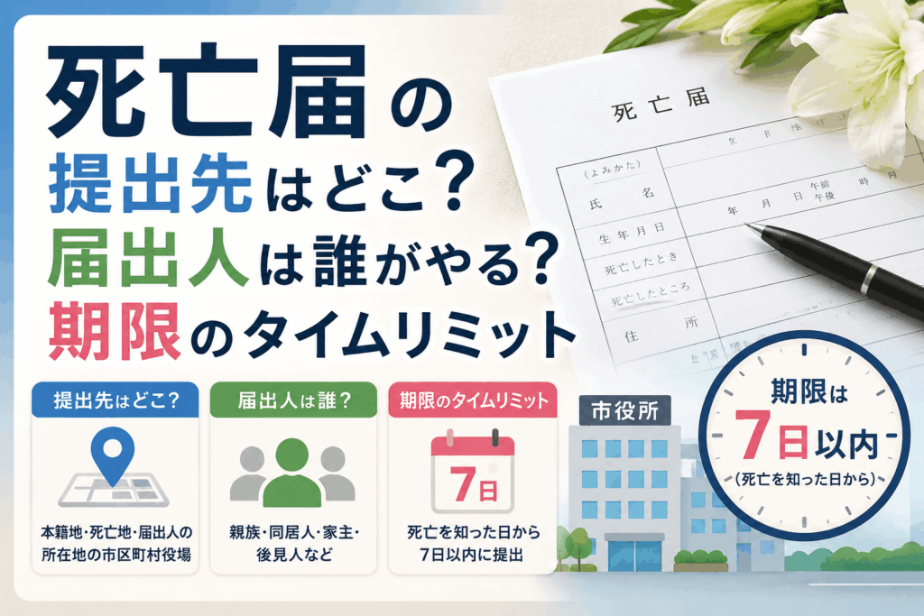 死亡届 提出先
