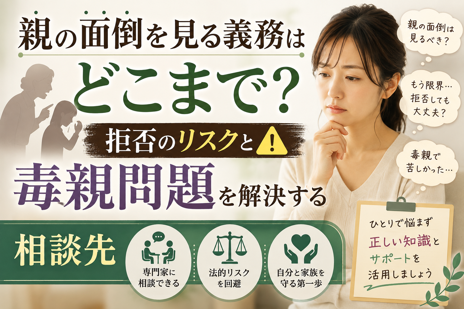 毒親 面倒義務