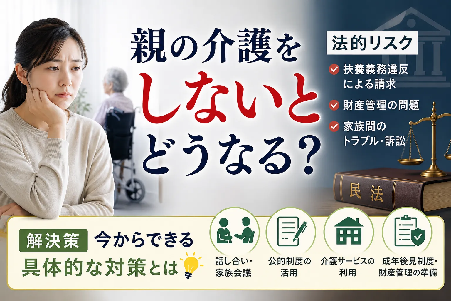 親の介護しないとどうなる