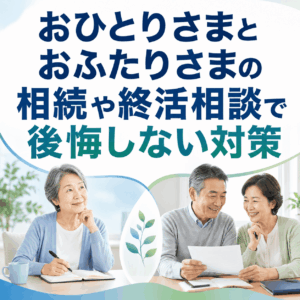 おひとりさま お ふたり さま の 相続 終 活 相談