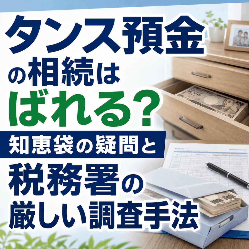 タンス 預金 相続 知恵袋