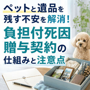 ペット 遺品残す 負担付死因贈与契約
