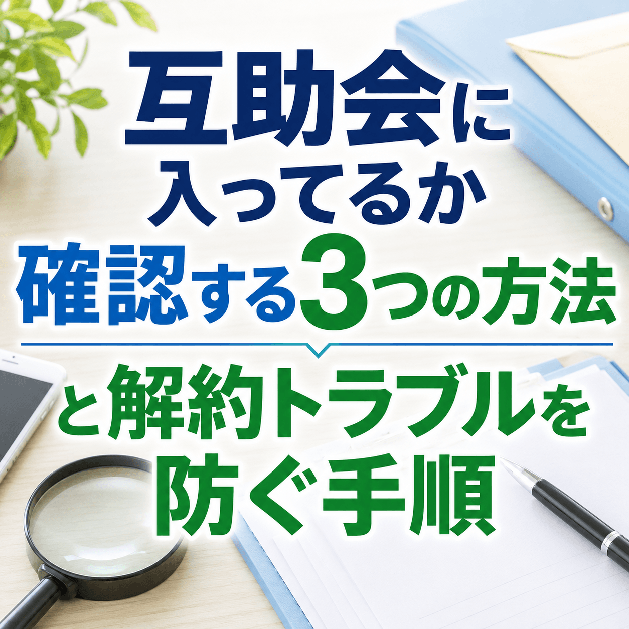 互助会 入っているか確認