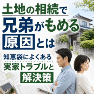 土地 相続 兄弟 もめる 知恵袋