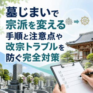 墓じまい 宗派変える