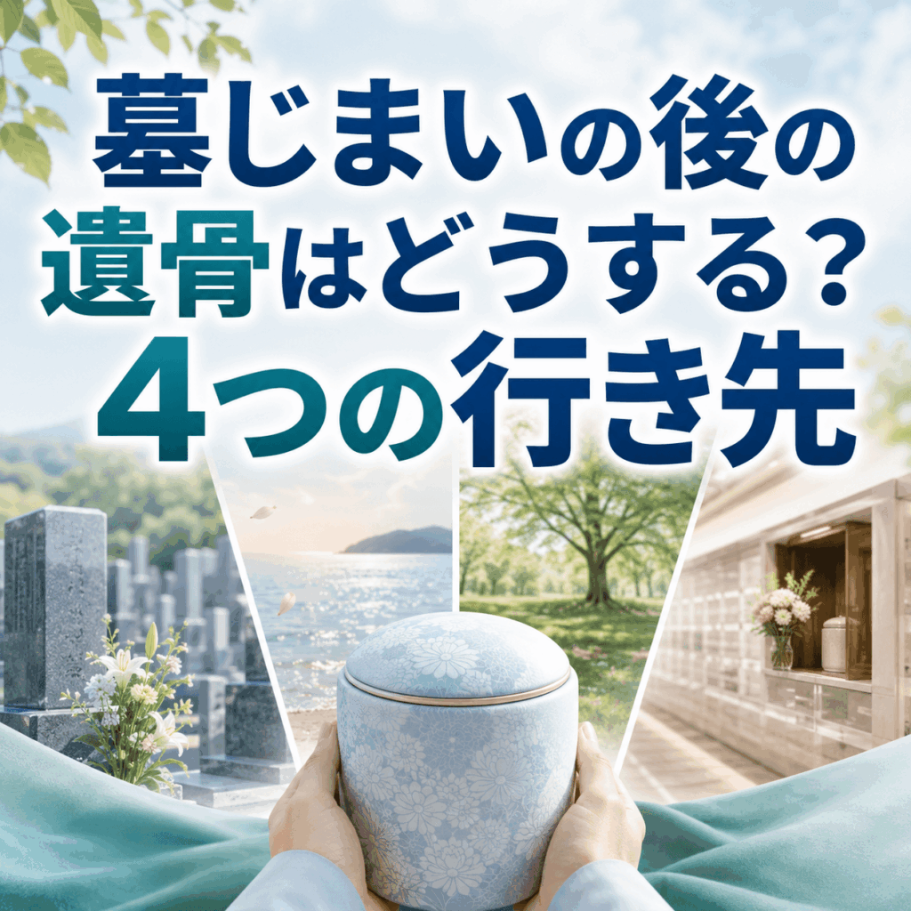 墓じまい後 遺骨どうなる