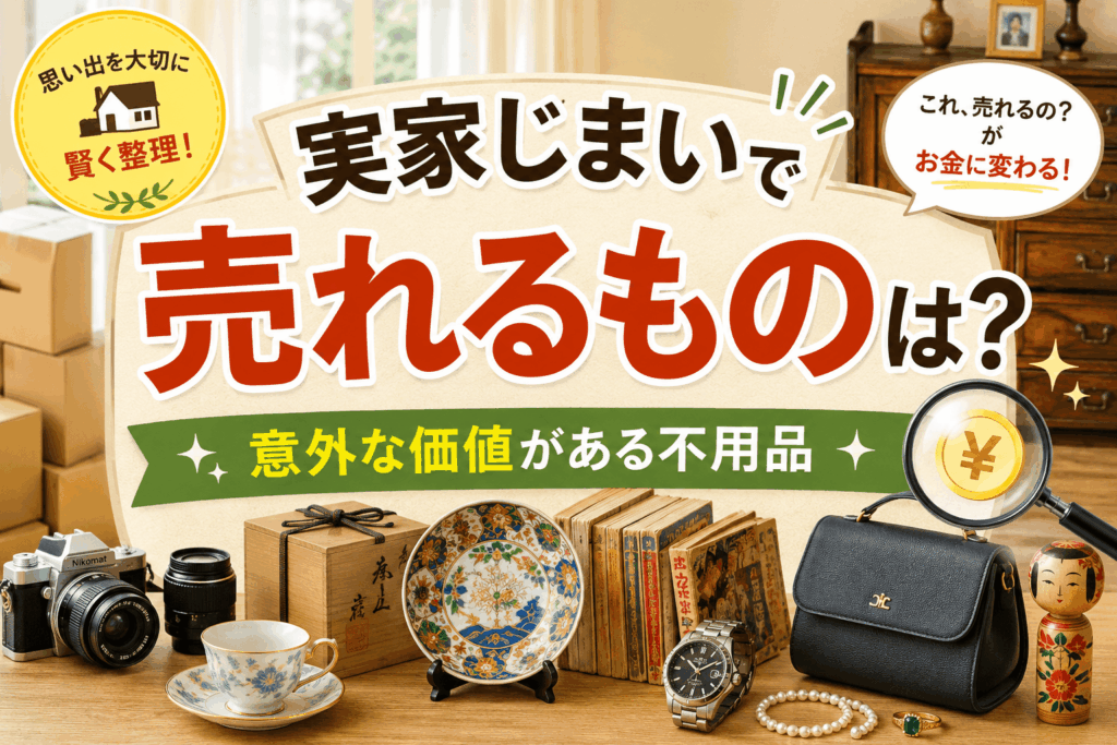 実家じまい 売れるもの