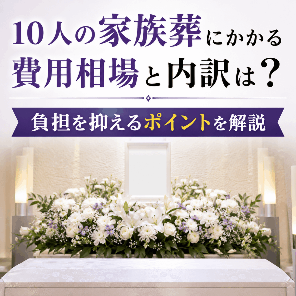 家族葬 10人 費用