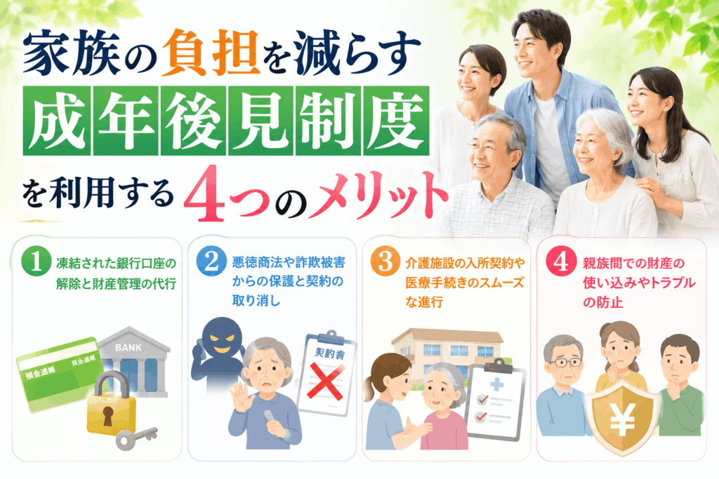 成年後見制度 メリット