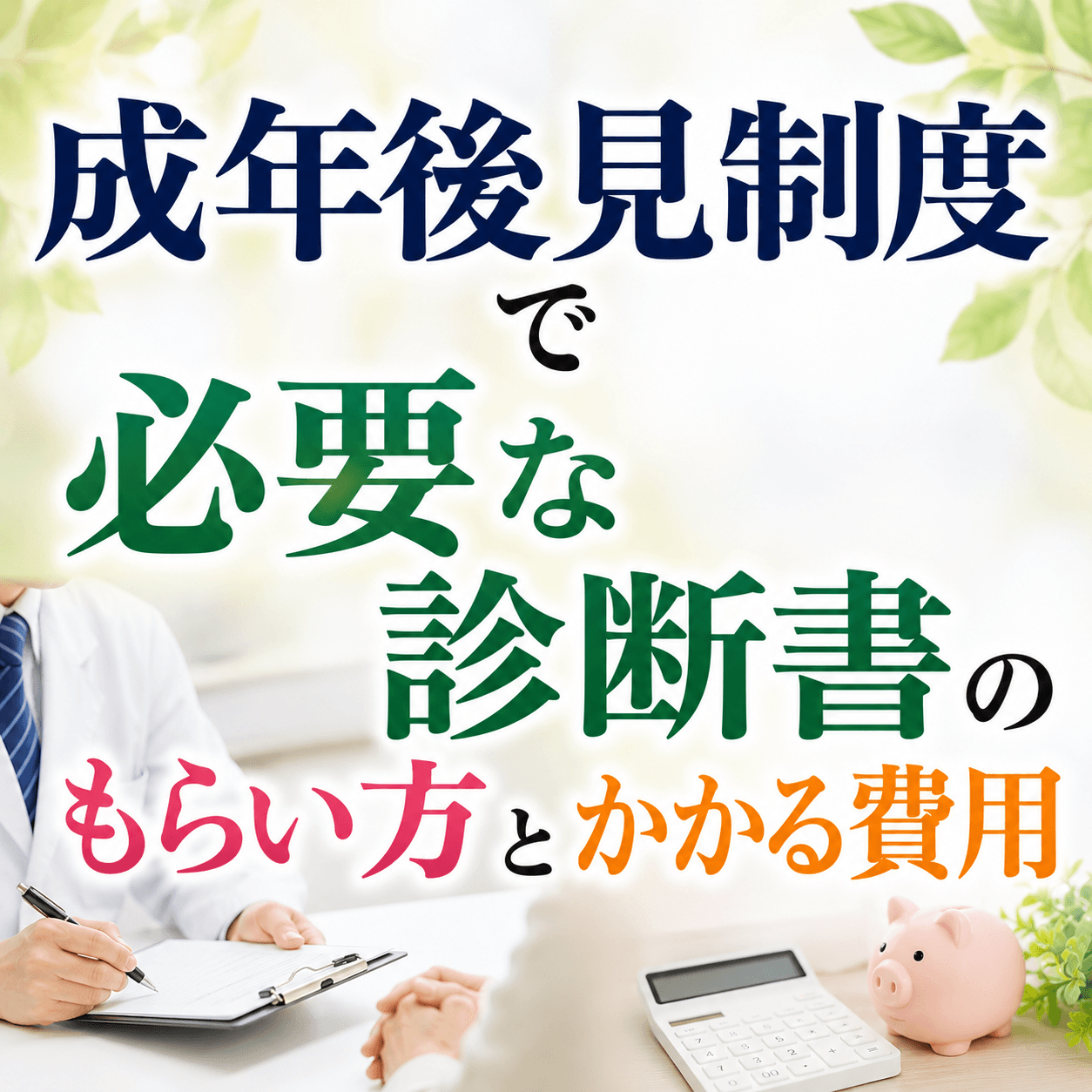 成年後見制度 診断書