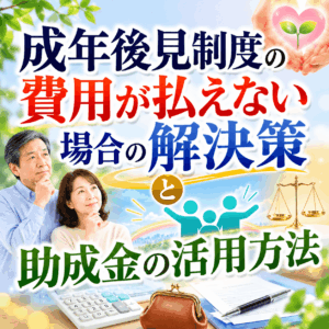 成年後見制度 費用が払えない