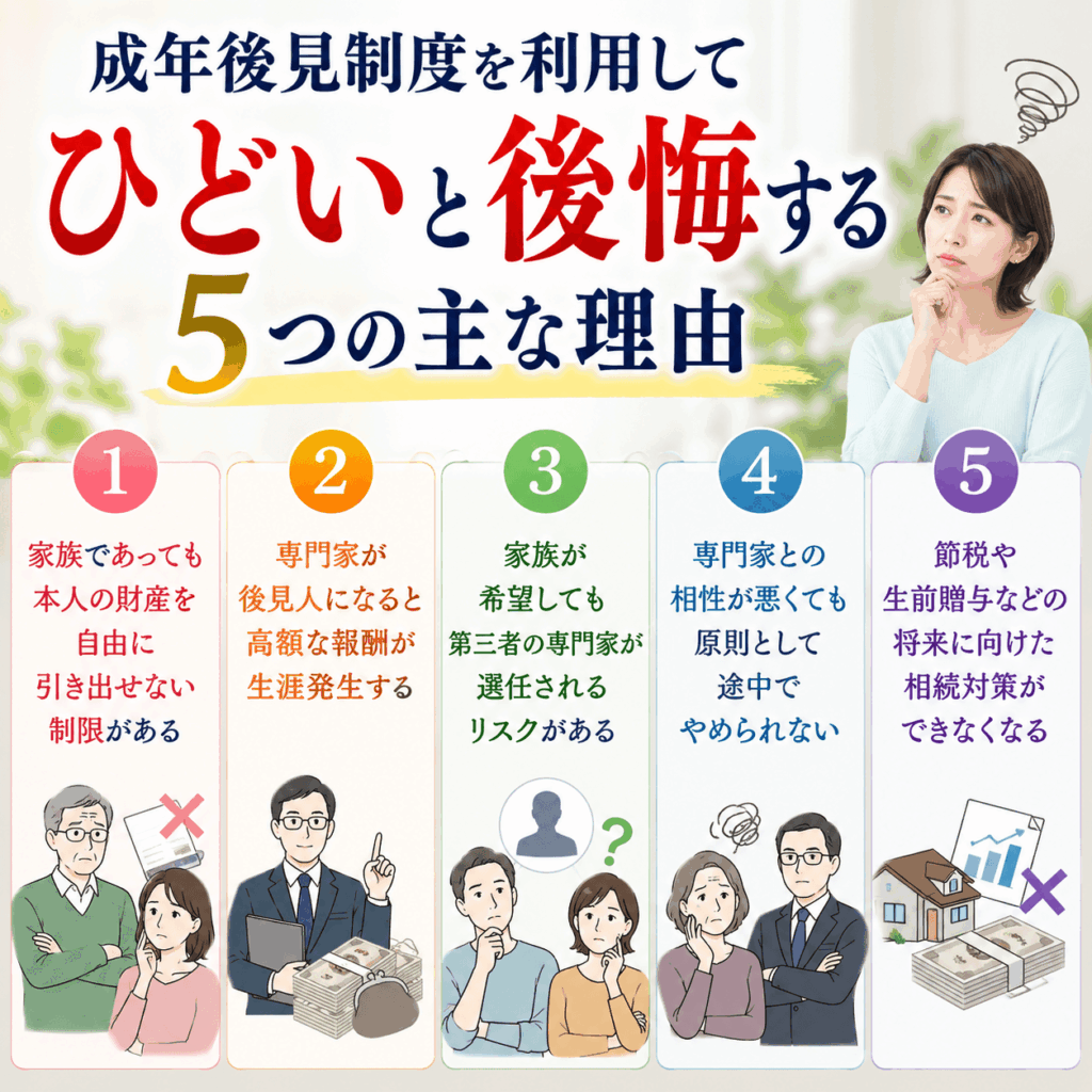 成年後見制度ひどい理由