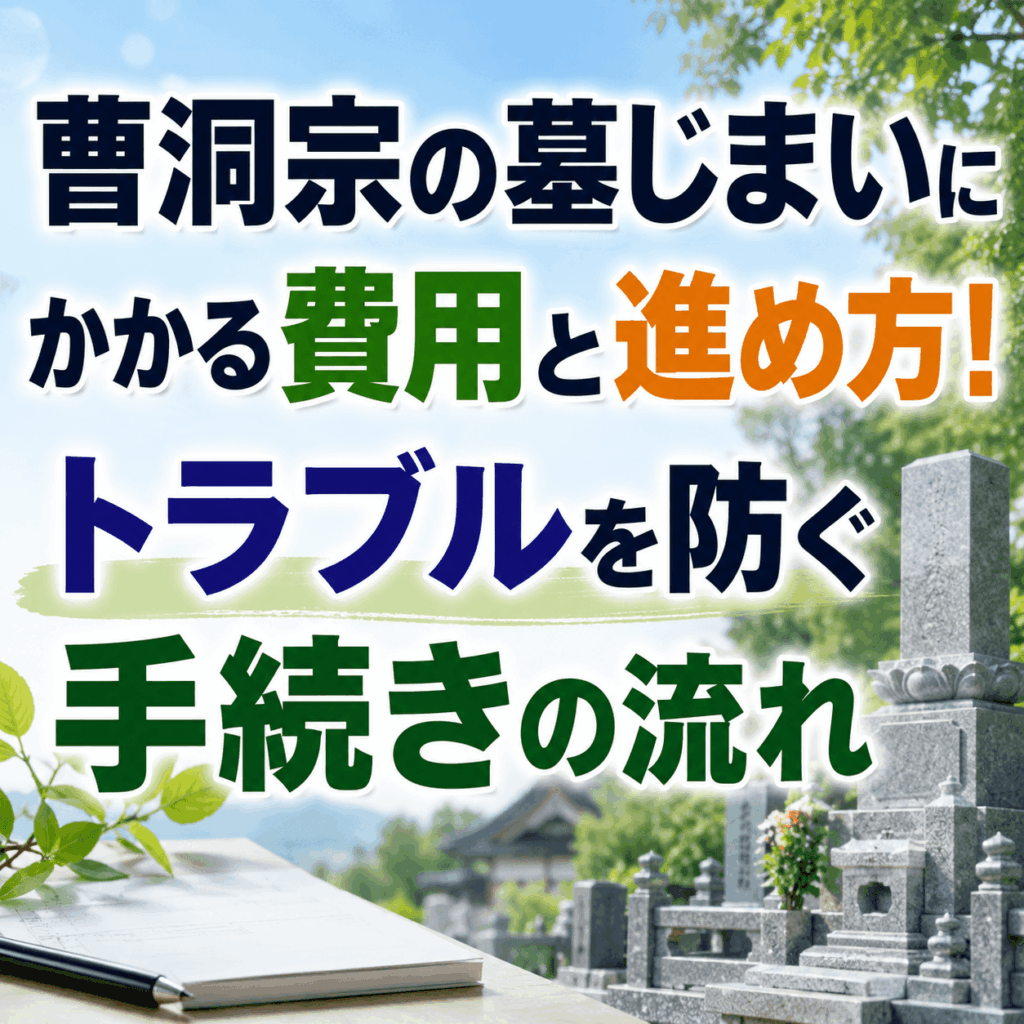 曹洞宗 墓じまい