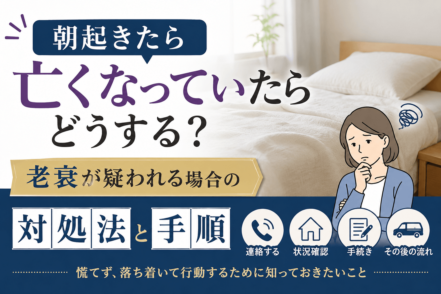 朝起きたら亡くなっていたらどうする