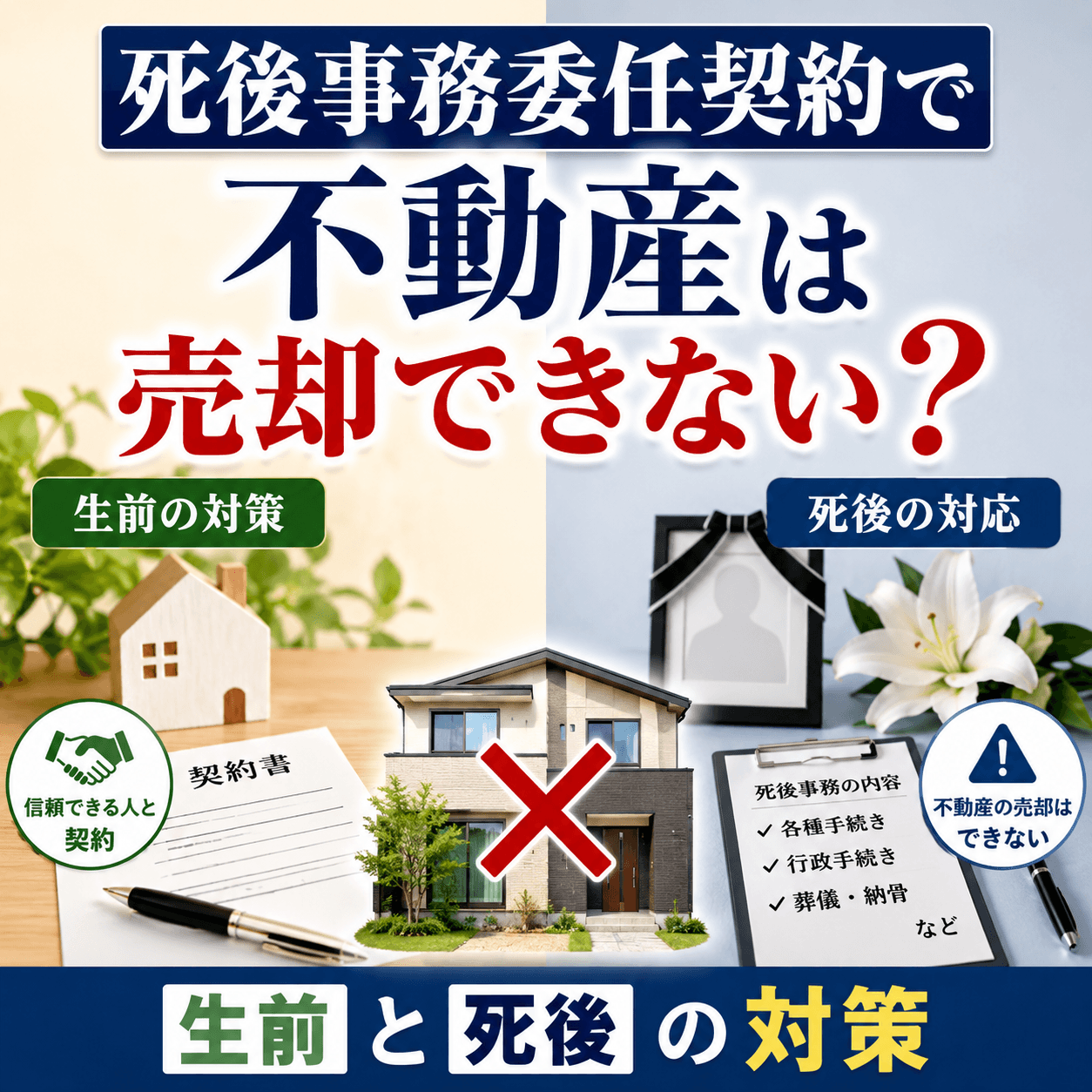 死後事務委任契約 不動産 売却
