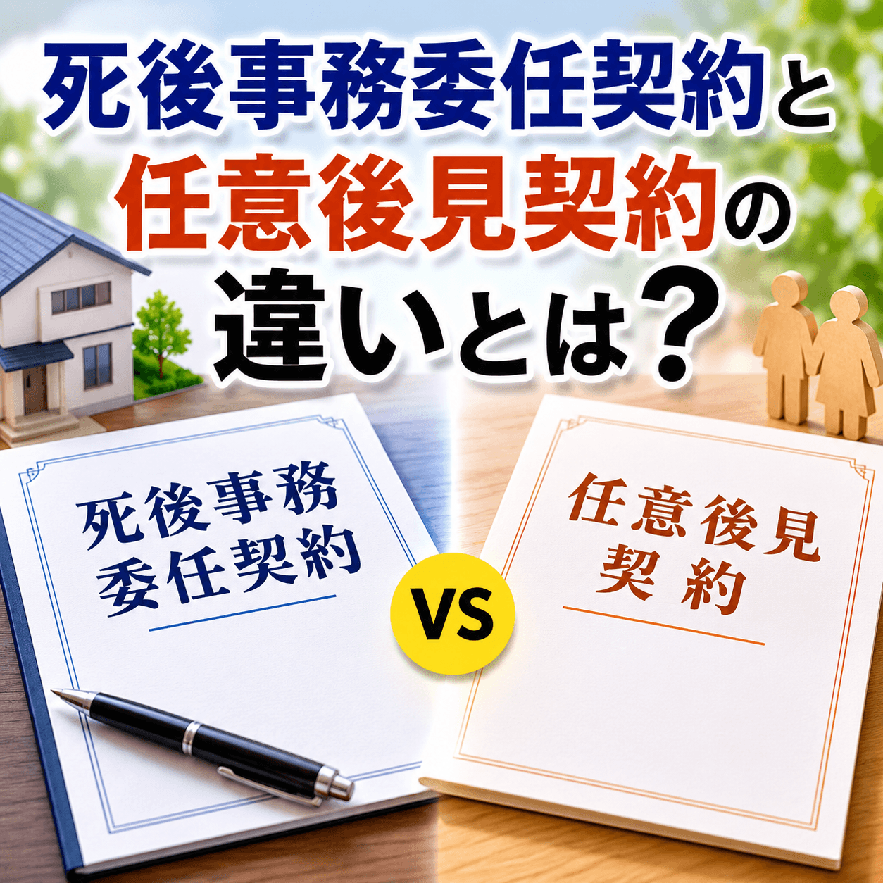 死後事務委任契約 任意後見契約