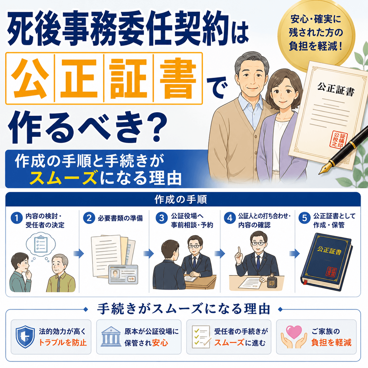 死後事務委任契約 公正証書
