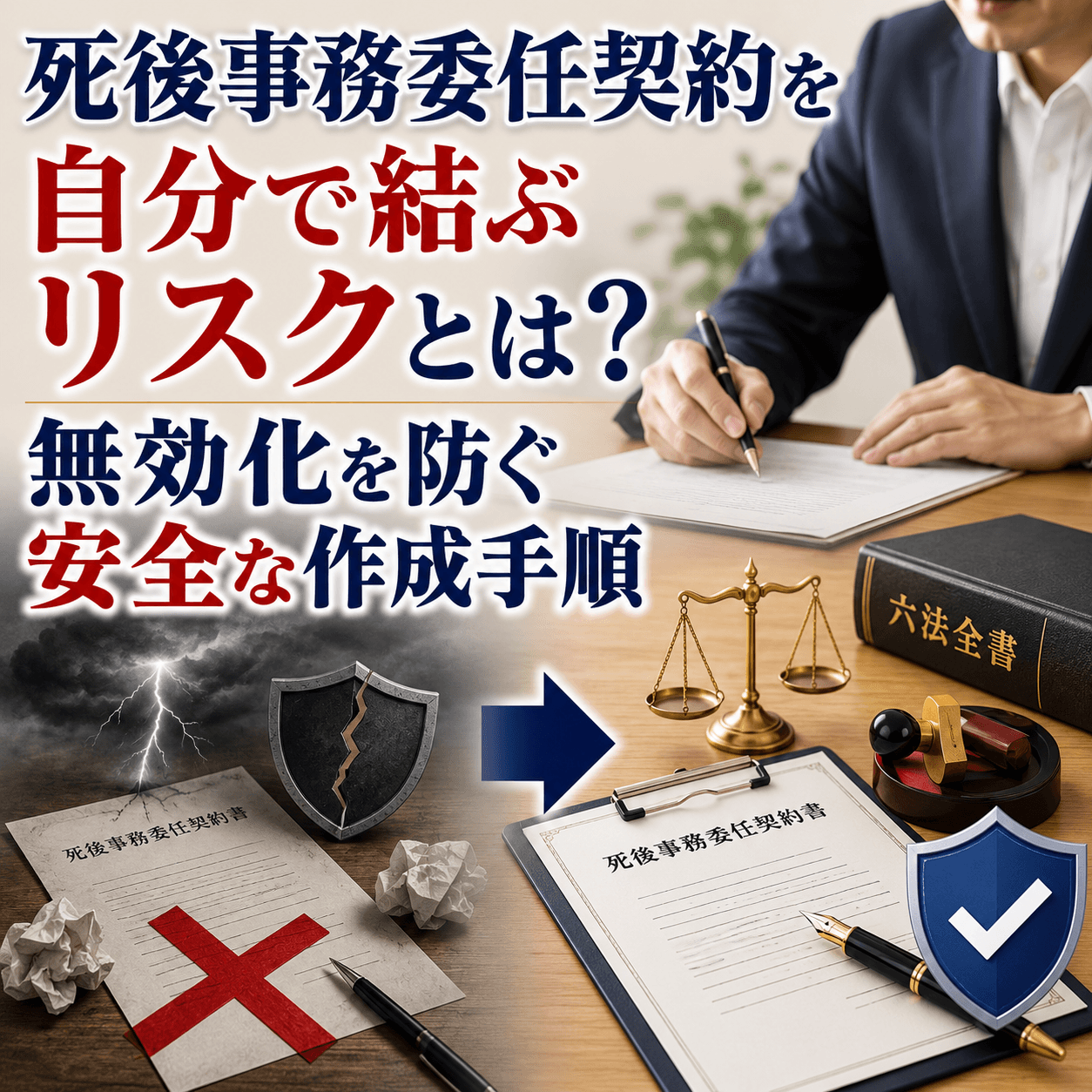 死後事務委任契約 自分で