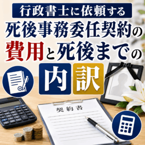 死後事務委任契約 費用 行政書士