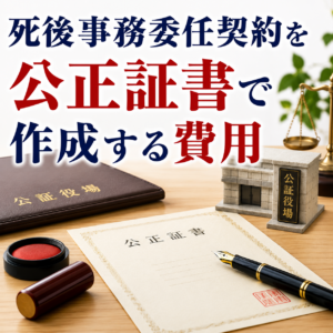 死後事務委任契約公正証書費用