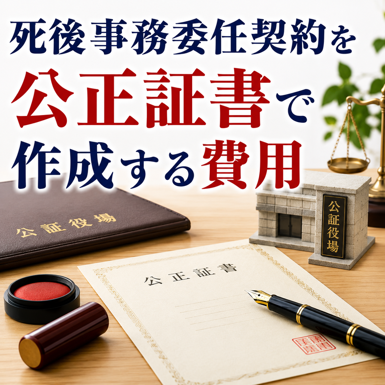 死後事務委任契約公正証書費用