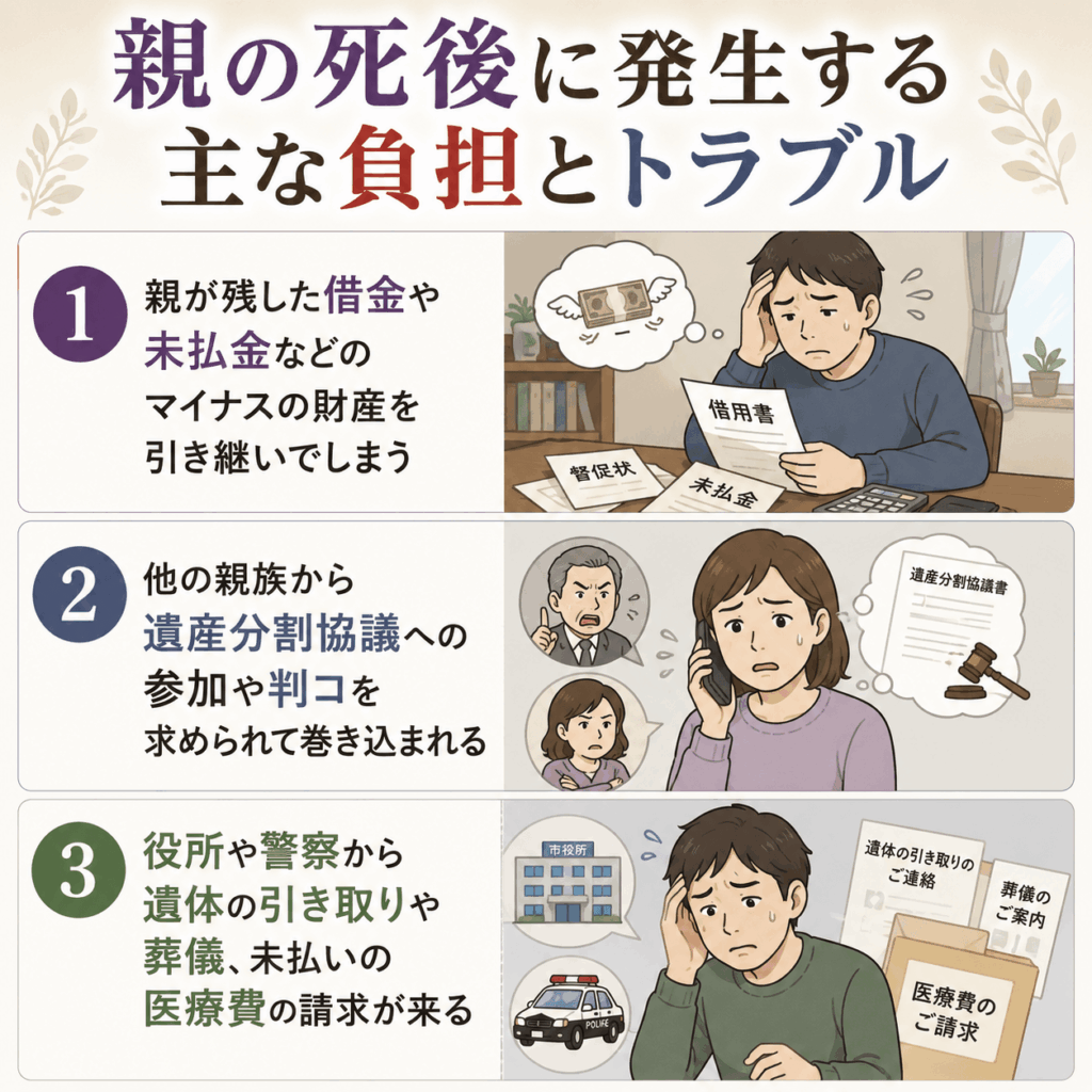 毒親 相続 トラブル