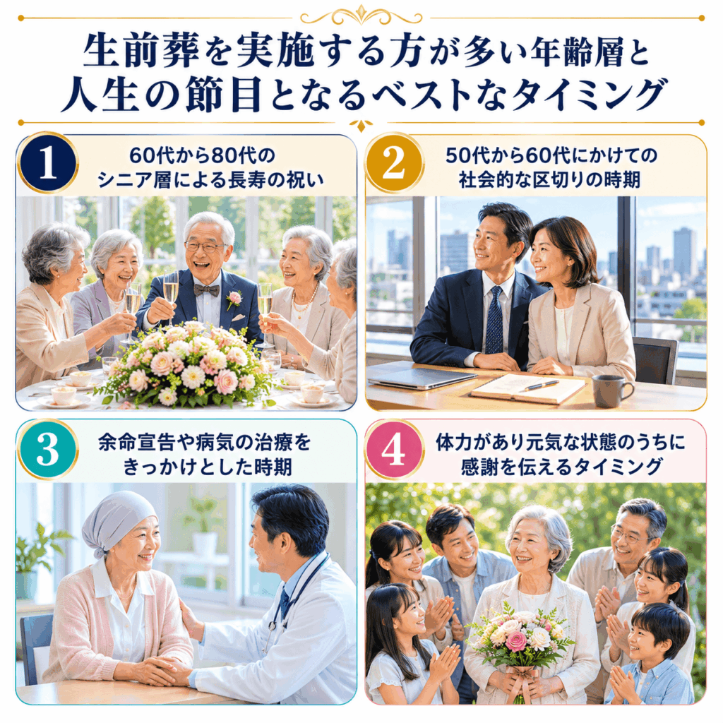 生前葬 何歳から？