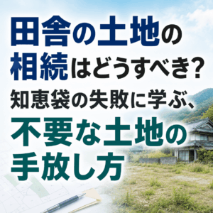 田舎の土地 相続 知恵袋