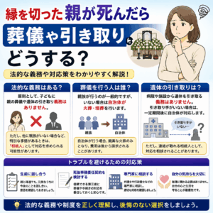 縁を切った親死んだらどうする