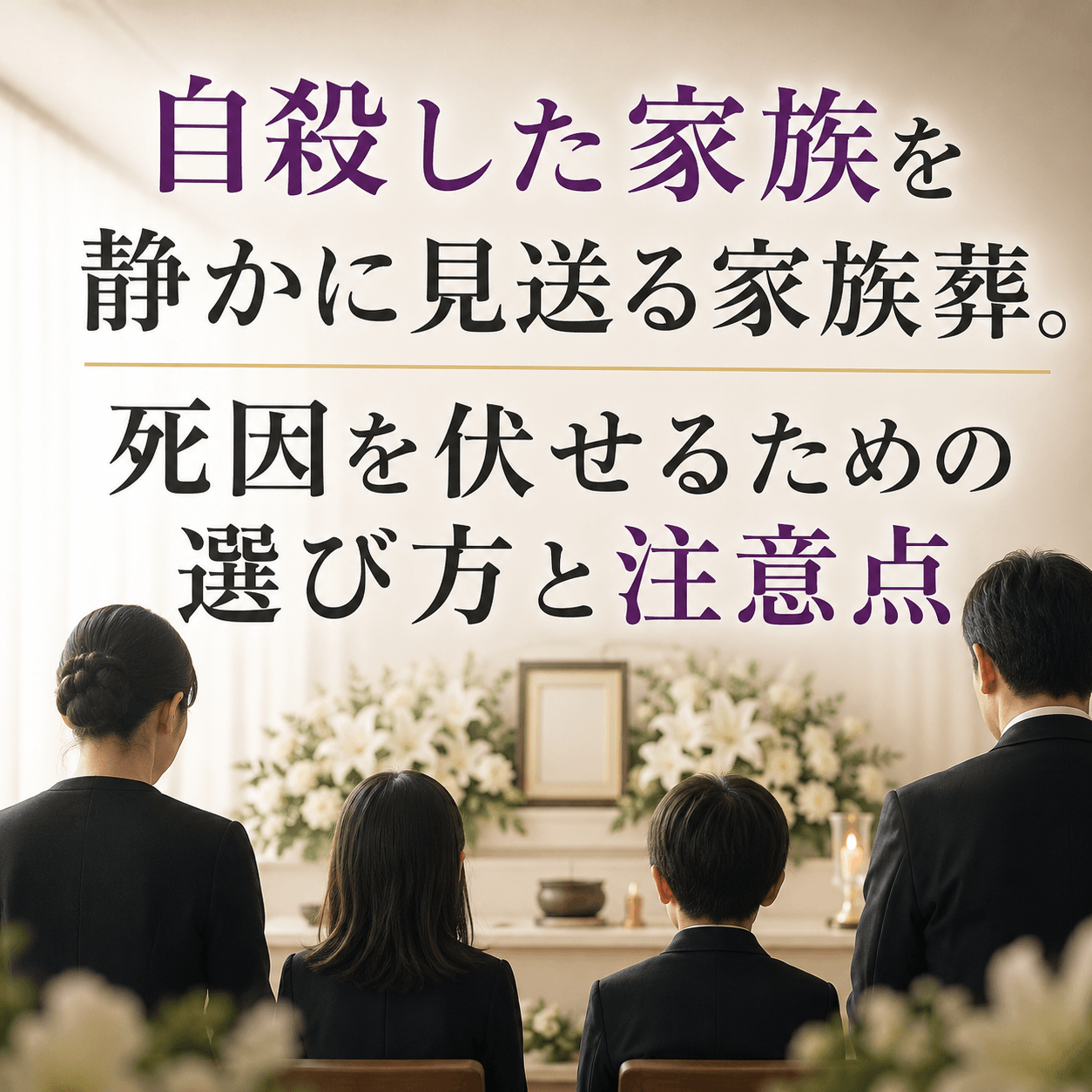 自殺 家族葬