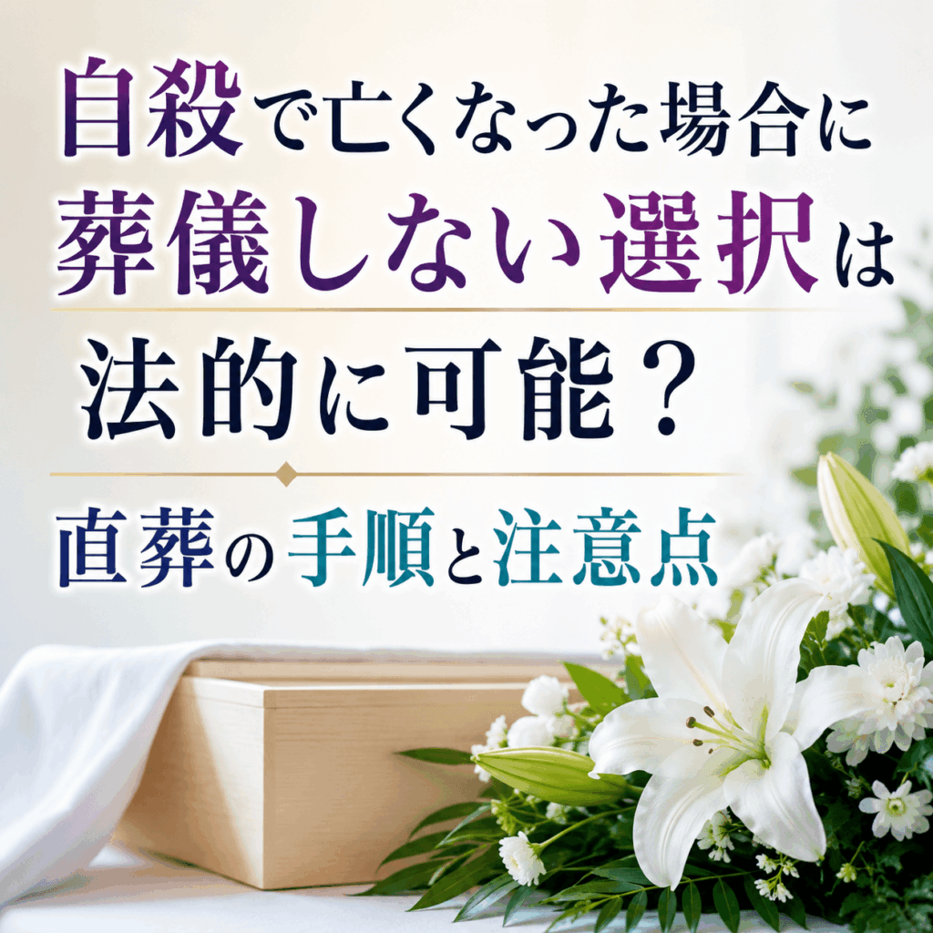 自殺 葬儀しない