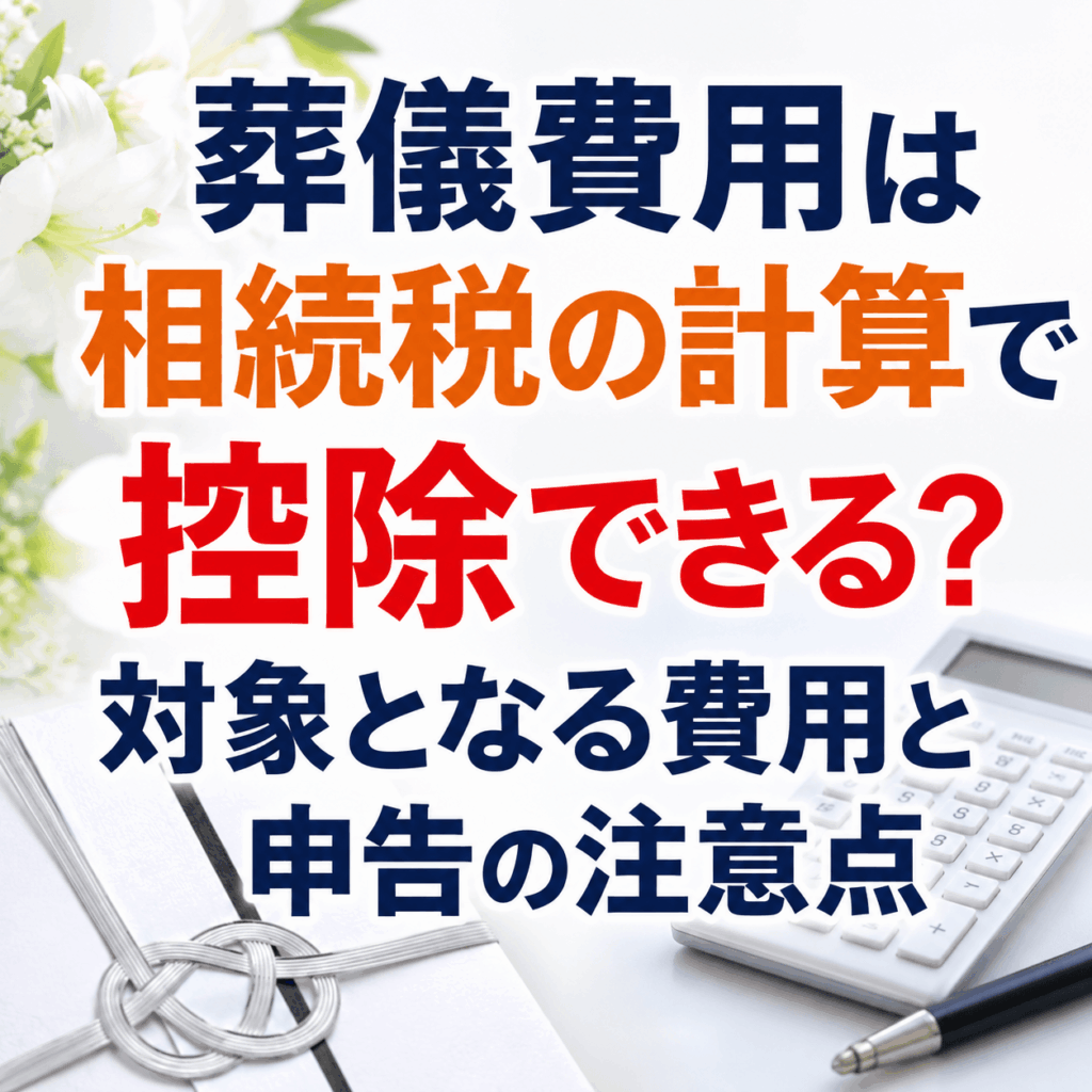 葬儀 費用 相続税