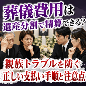 葬儀 費用 遺産分割
