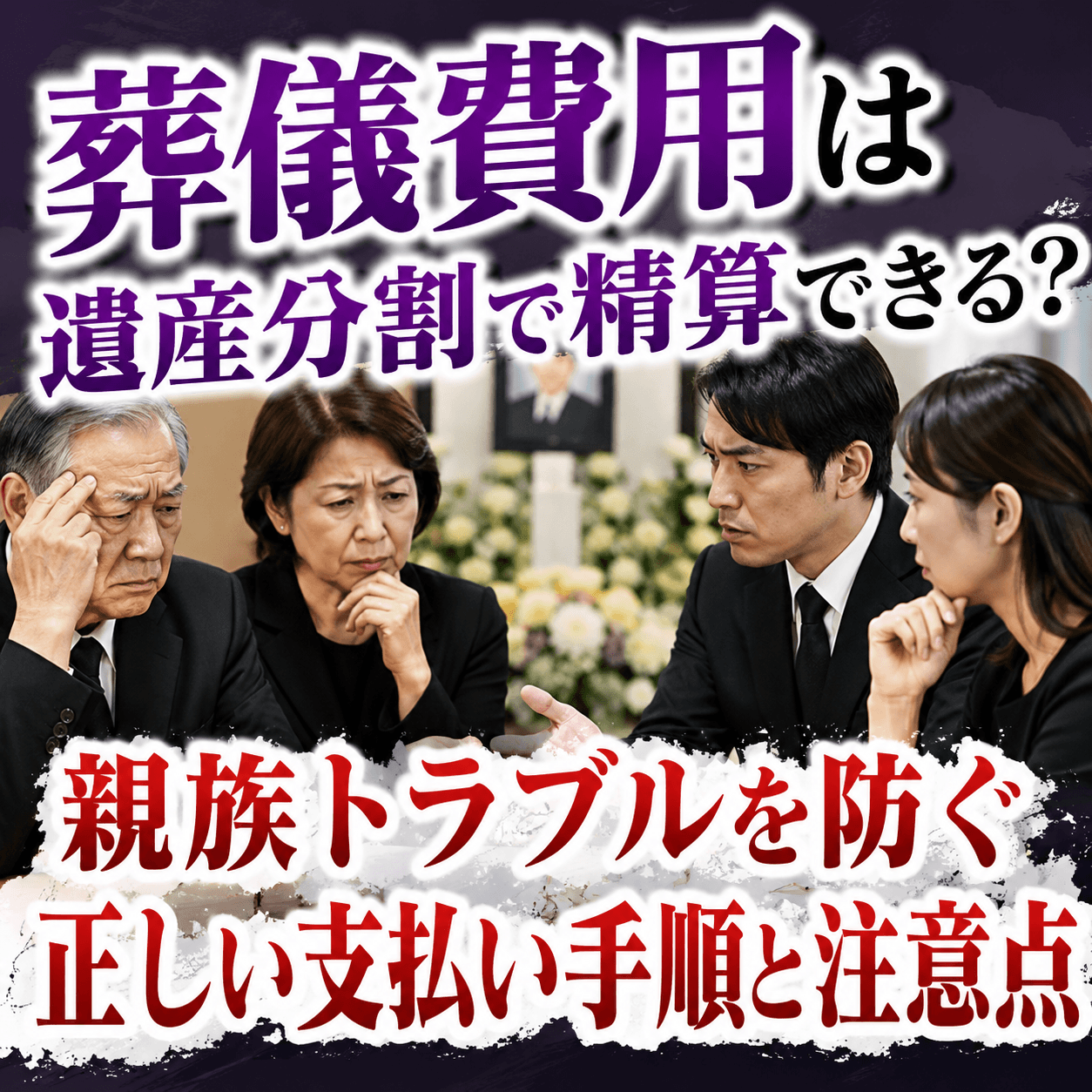 葬儀 費用 遺産分割