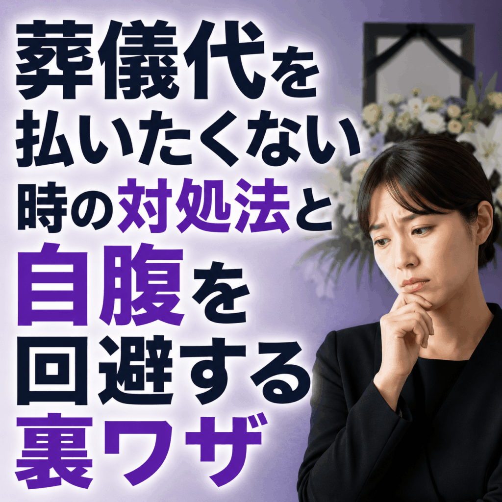 葬儀代 払いたくない