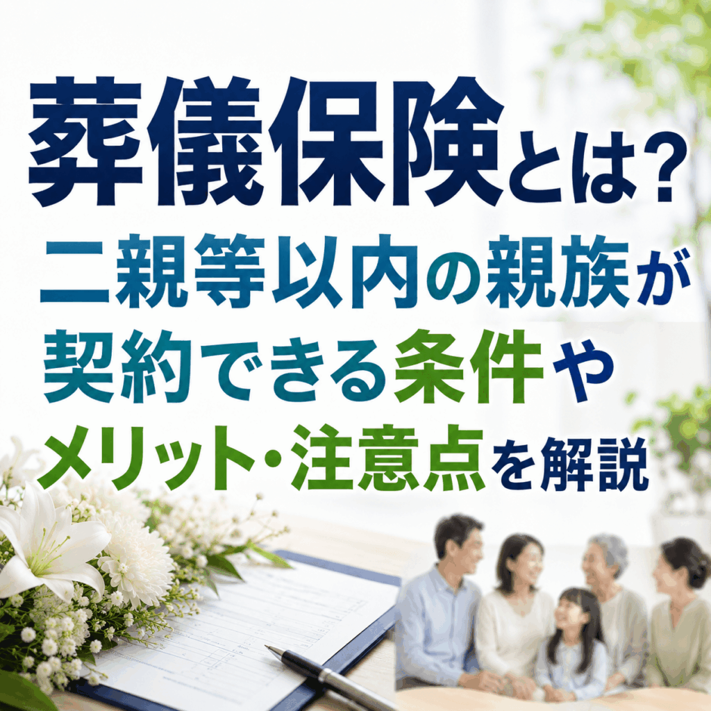 葬儀保険とは 二親等 以内
