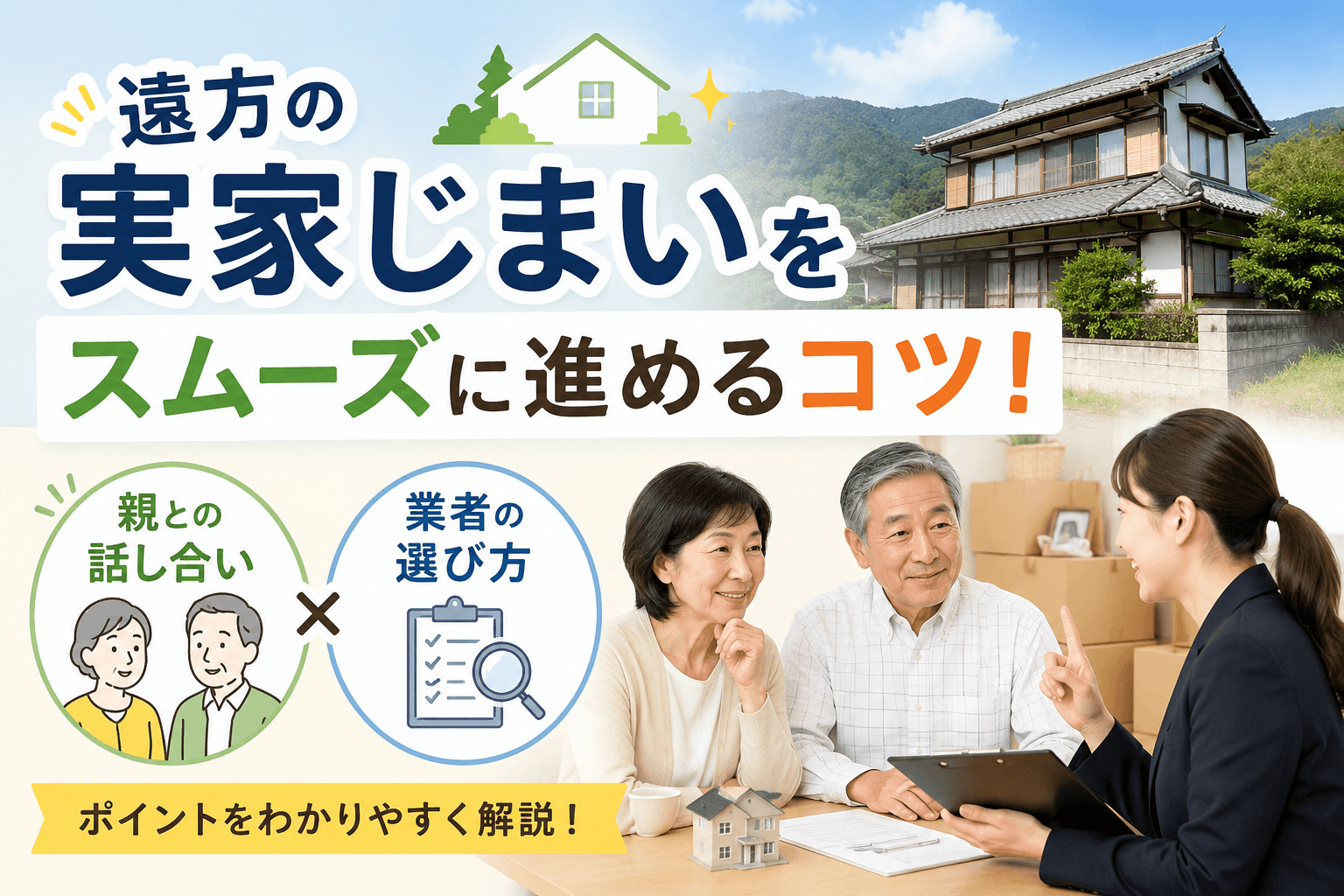 遠方 実家じまい