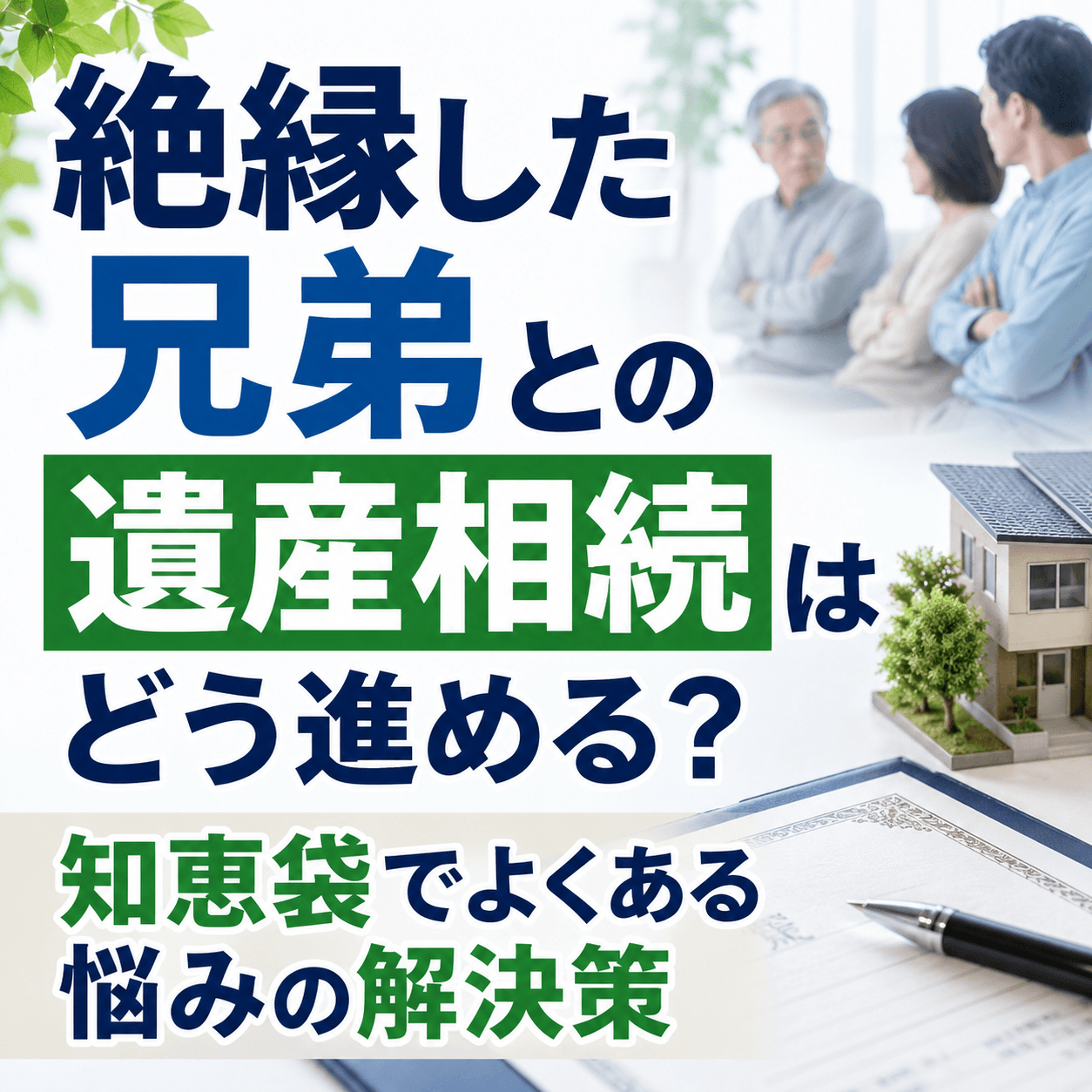遺産 相続 兄弟 絶縁 知恵袋