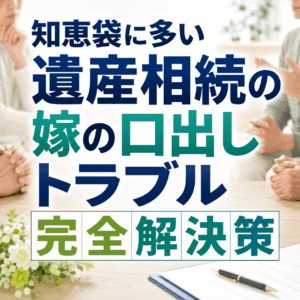 遺産 相続 嫁 口出し 知恵袋