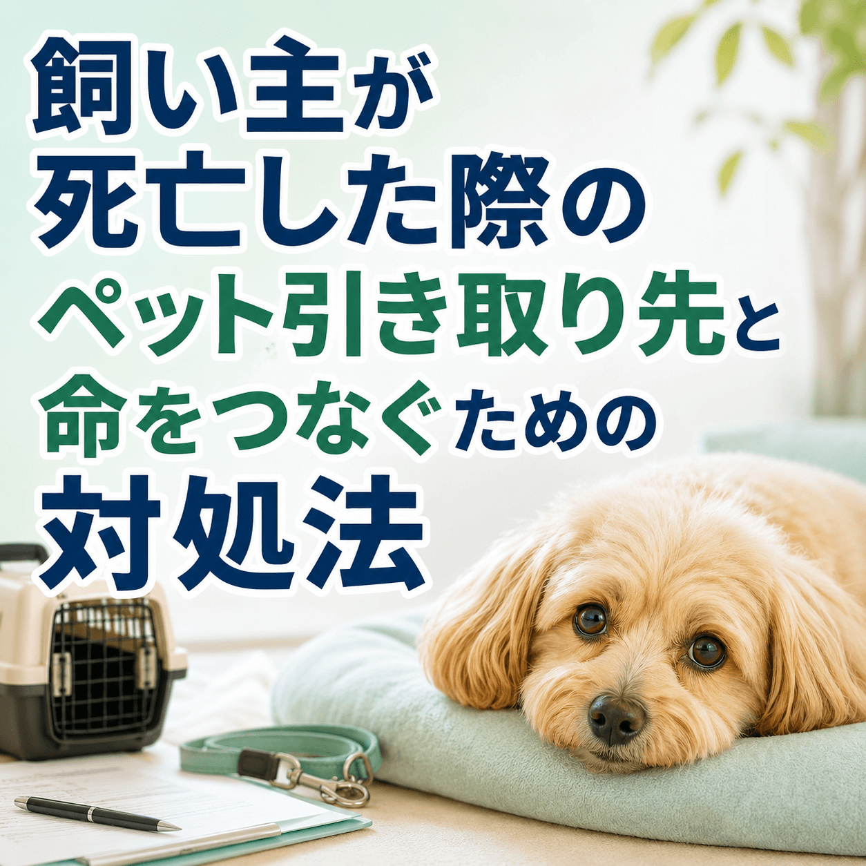 飼い主 死亡 ペット 引き取り