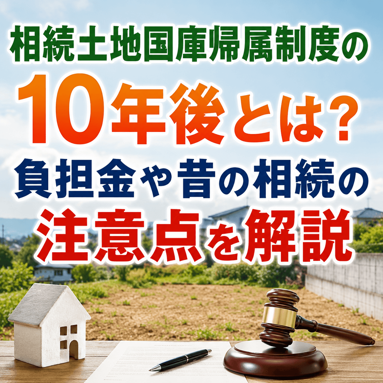 相続土地国庫帰属制度 10年後
