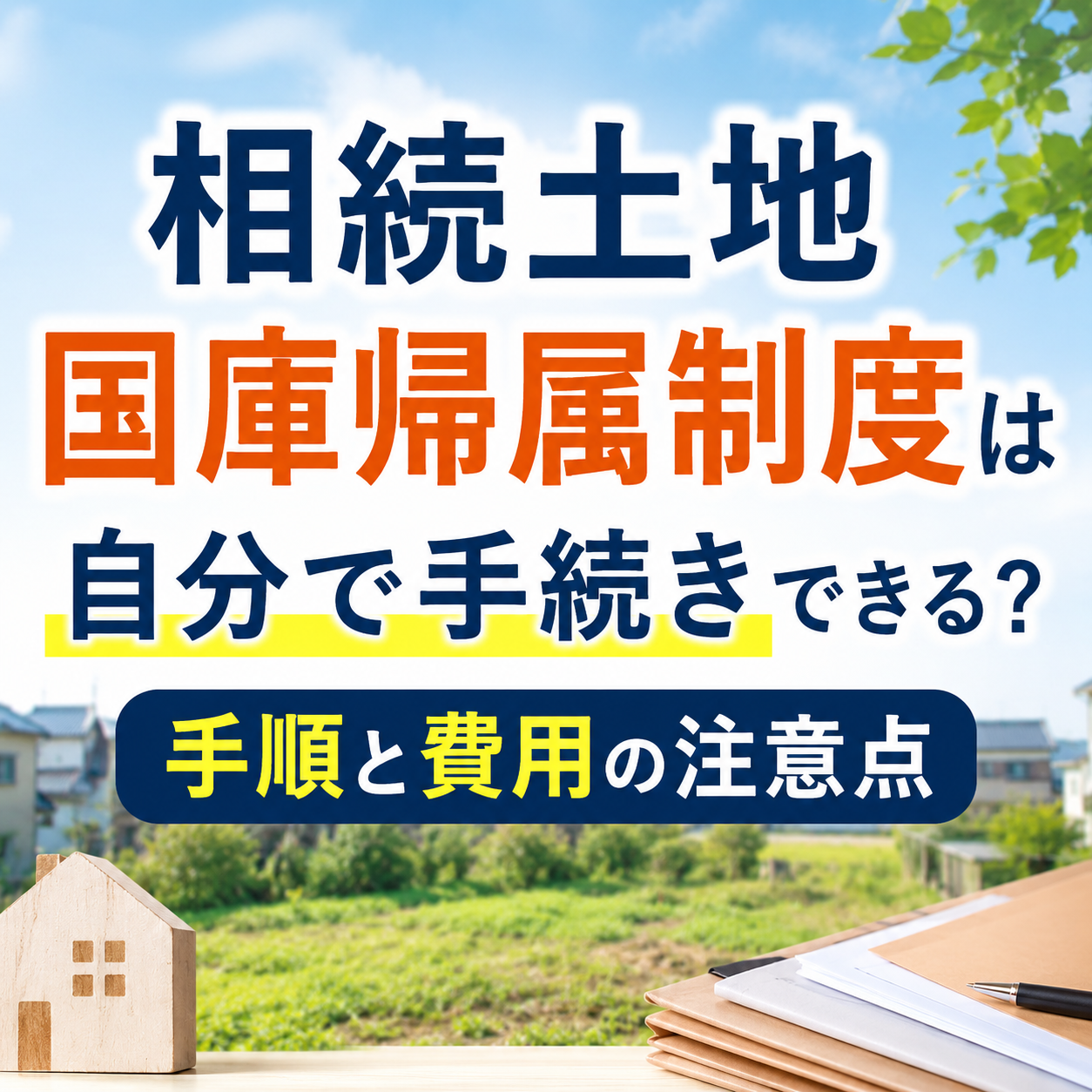 相続土地国庫帰属制度 自分で