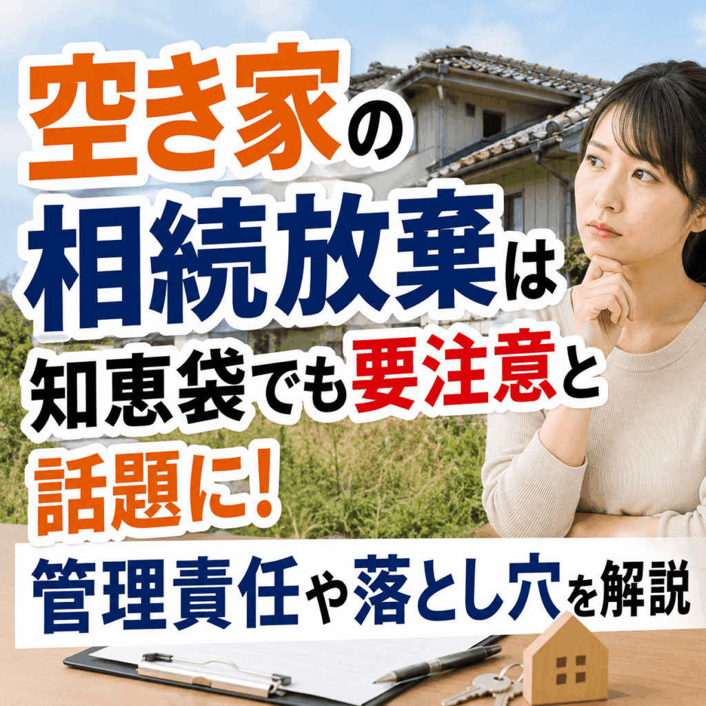 空き家 相続放棄 知恵袋