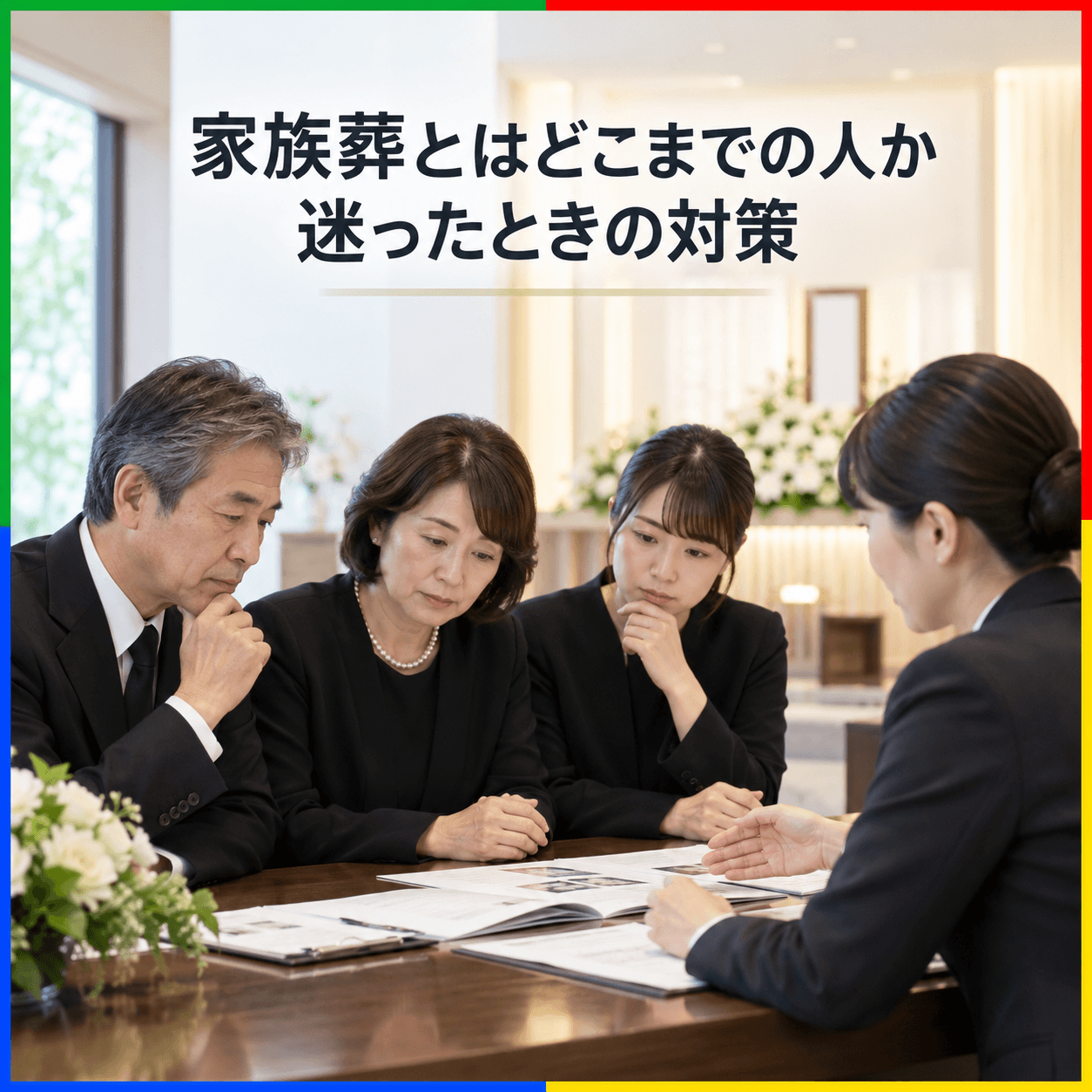 家族葬とはどこまでの人か迷ったときの対策
