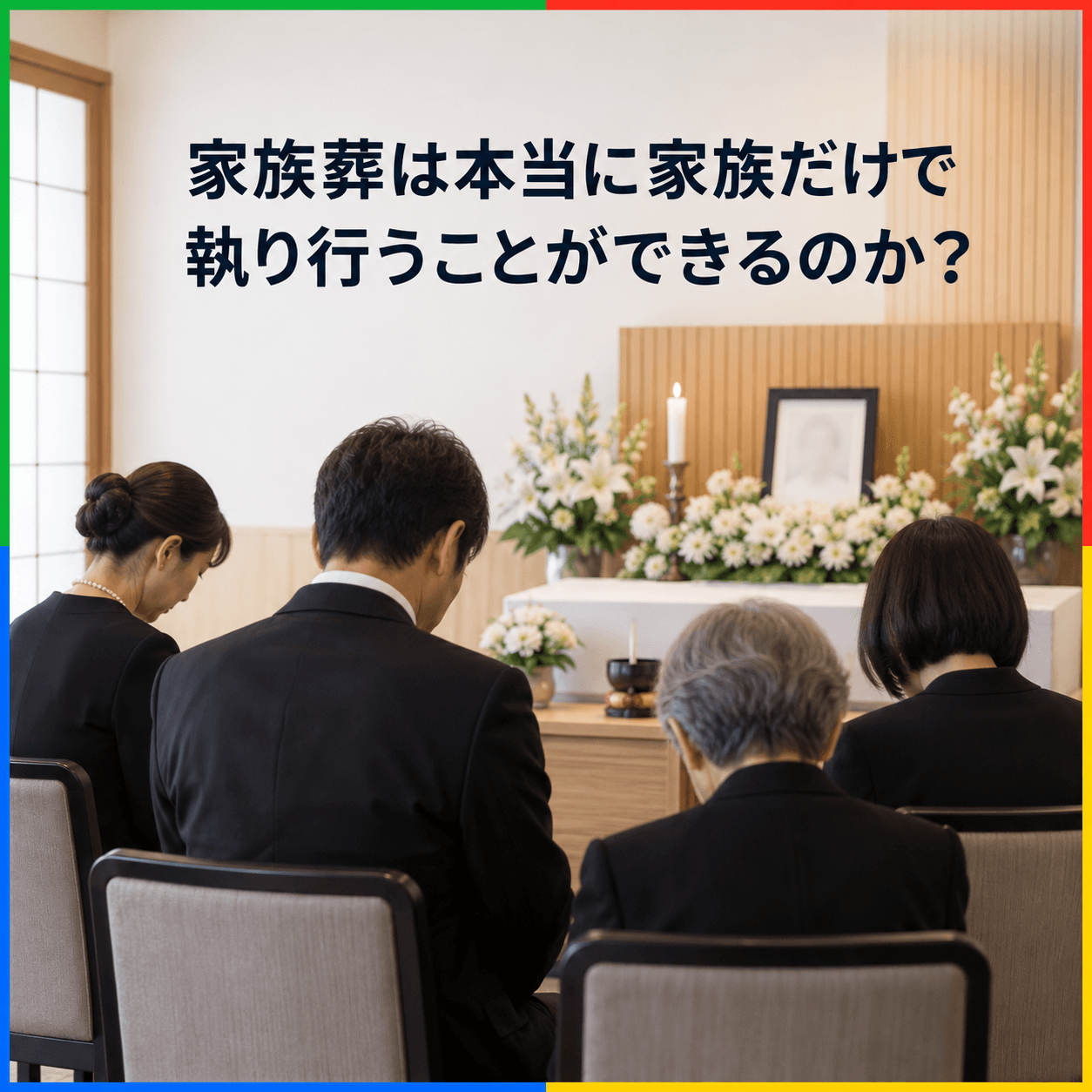 家族葬は本当に家族だけで執り行うことができるのか？